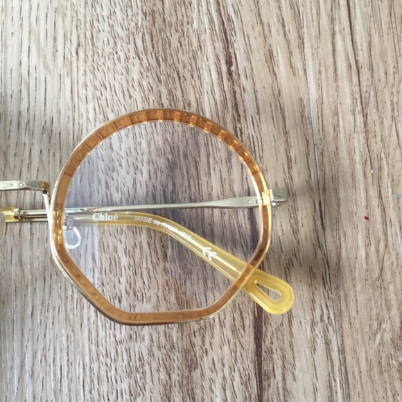 ★100% Authentic! NEW Chloe round scalloped sunglasses Honey★